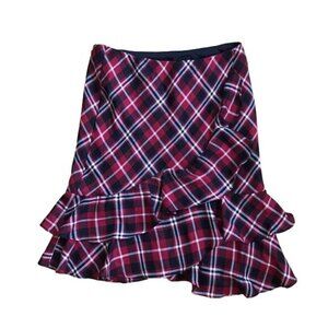 Ralph Lauren NWT black and red plaid skirt, size Small